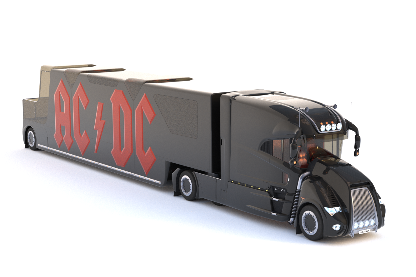AC-DC促销卡车